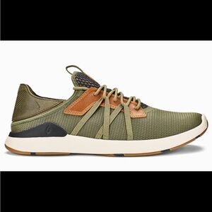 Men's Olukai Mio Li Sneaker Shoes in Hunter green casual sneaker 12